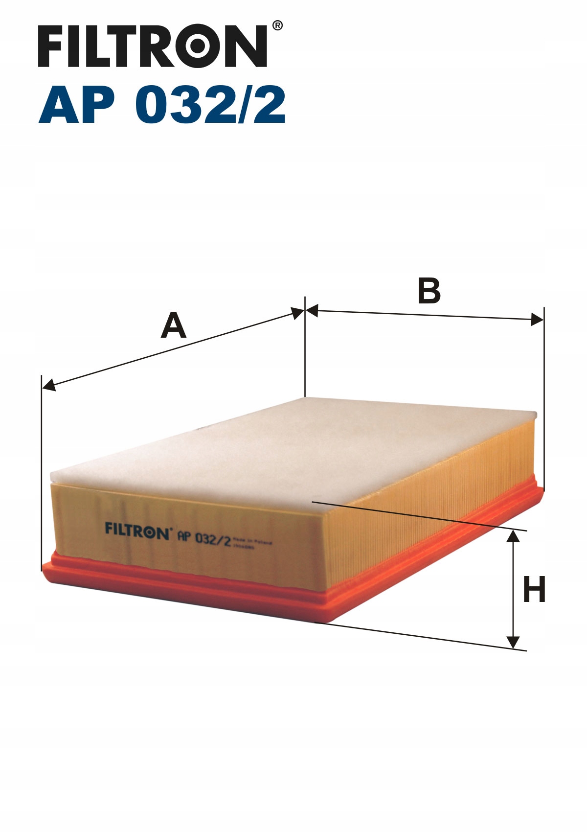 AP 032/2 - Filtr powietrza