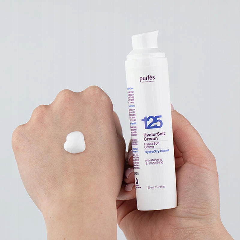 Purles 125 HyalurSoft Cream Lekki Krem Nawilżający 50ml + miniaturka GRATIS 22 Purles 125 HyalurSoft Cream Lekki Krem Nawilżający 50ml + miniaturka GRATIS - Purlés
