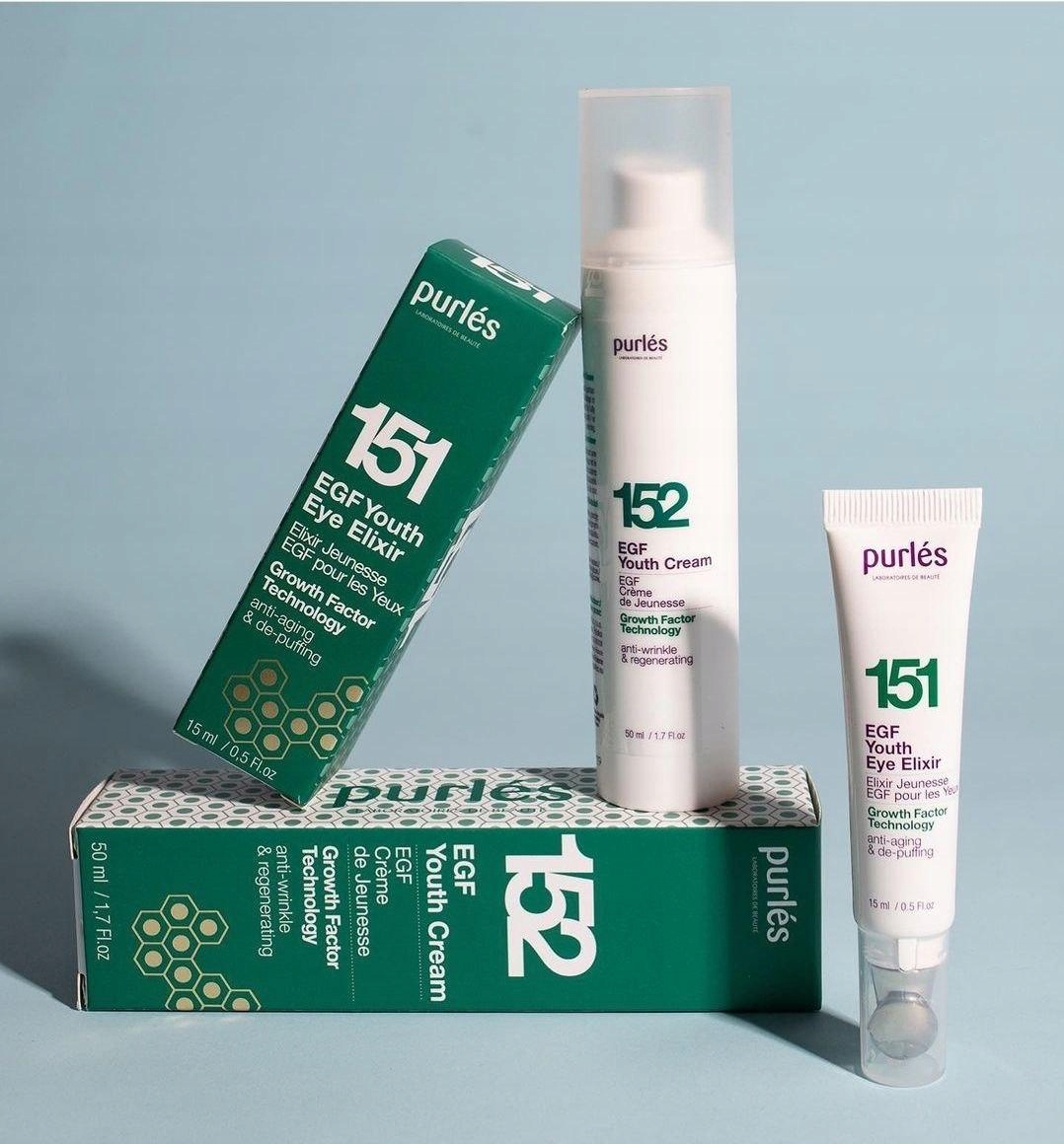 Zestaw przeciwzmarszczkowy Purles 151 krem pod oczy + 152 krem do twarzy 11 Zestaw przeciwzmarszczkowy Purles 151 krem pod oczy + 152 krem do twarzy - Purlés