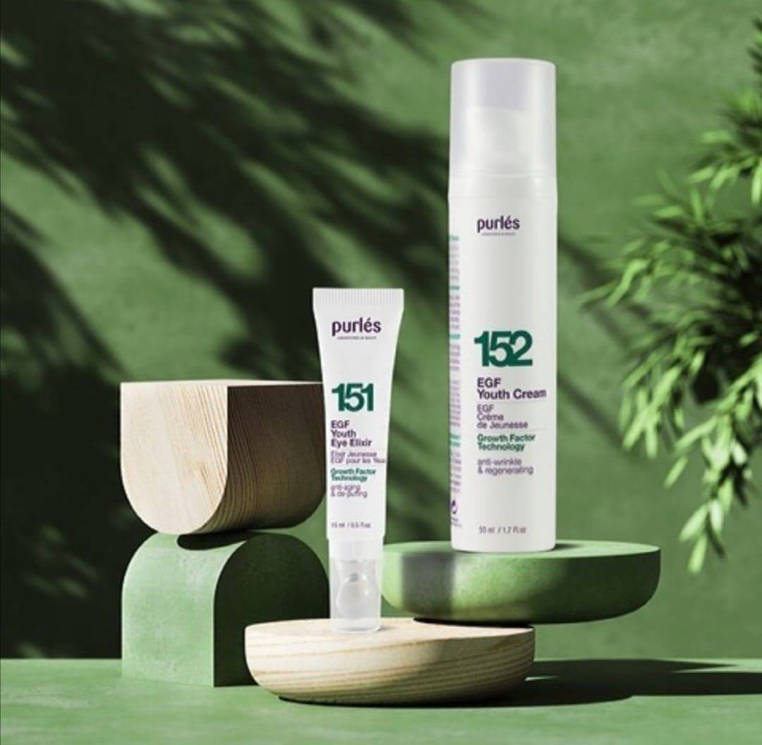 Zestaw przeciwzmarszczkowy Purles 151 krem pod oczy + 152 krem do twarzy 12 Zestaw przeciwzmarszczkowy Purles 151 krem pod oczy + 152 krem do twarzy - Purlés