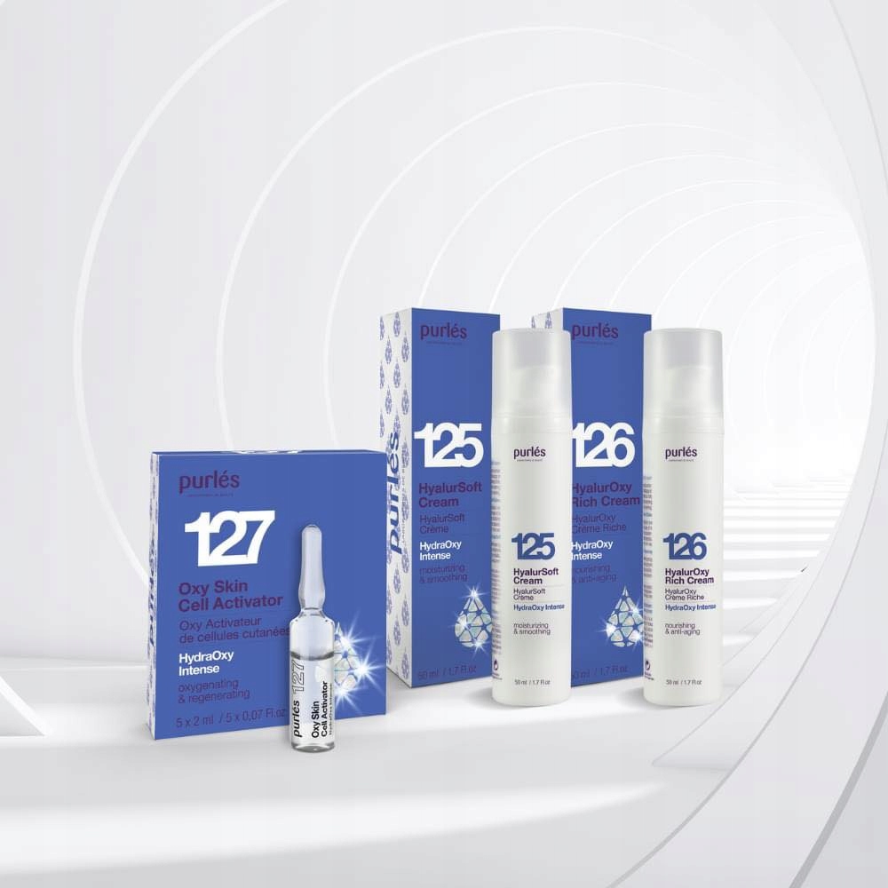 Purles 125 HyalurSoft Cream Lekki Krem Nawilżający 50ml + miniaturka GRATIS 24 Purles 125 HyalurSoft Cream Lekki Krem Nawilżający 50ml + miniaturka GRATIS - Purlés