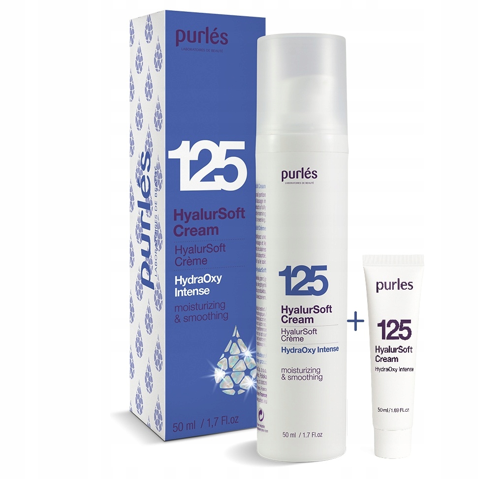 Purles 125 HyalurSoft Cream Lekki Krem Nawilżający 50ml + miniaturka GRATIS 14 Purles 125 HyalurSoft Cream Lekki Krem Nawilżający 50ml + miniaturka GRATIS - Purlés
