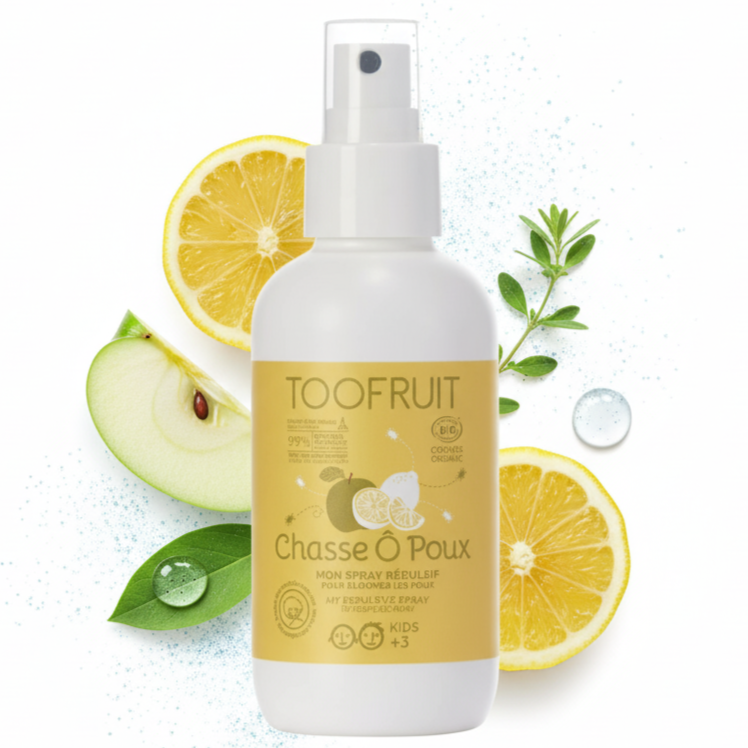 TooFruit Spray odstraszający wszy dla dzieci jabłko cytryna 125 ml 10 TooFruit Spray odstraszający wszy dla dzieci jabłko cytryna 125 ml - TooFruit
