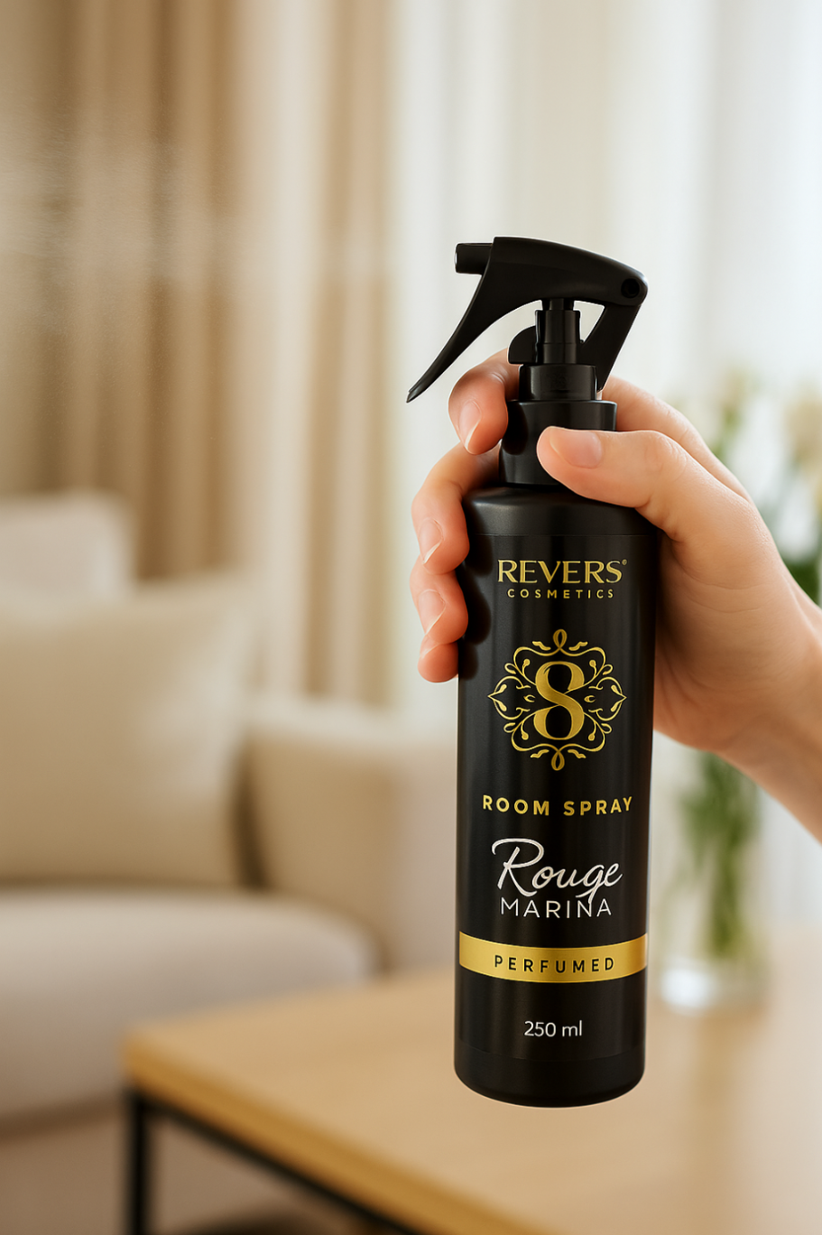 Spray Zapachowy Do Pomieszczeń ROUGE MARINA 10 Spray Zapachowy Do Pomieszczeń ROUGE MARINA - Revers Cosmetics