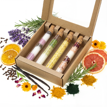 Miodowa Mydlarnia Zestaw soli w fiolkach ZESTAW RELAKSACYJNY 9 Miodowa Mydlarnia Zestaw soli w fiolkach ZESTAW RELAKSACYJNY - Miodowa Mydlarnia