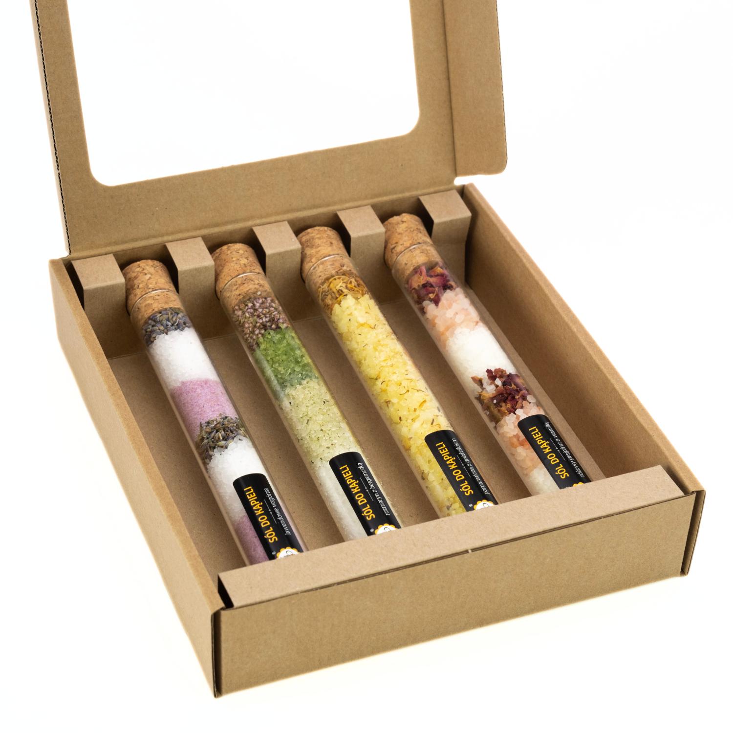 Miodowa Mydlarnia Zestaw soli w fiolkach ZESTAW RELAKSACYJNY 8 Miodowa Mydlarnia Zestaw soli w fiolkach ZESTAW RELAKSACYJNY - Miodowa Mydlarnia