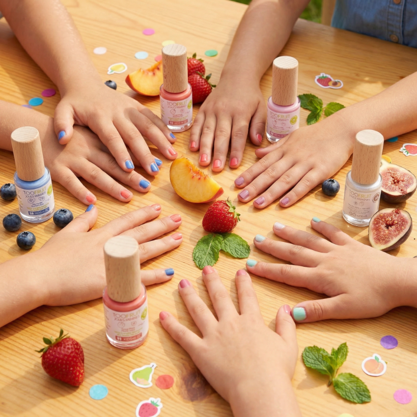 Lakier do paznokci dla dzieci 5+ TooFruit – Mięta, bio, owocowy zapach 10 ml 8 Lakier do paznokci dla dzieci 5+ TooFruit – Mięta, bio, owocowy zapach 10 ml - TooFruit