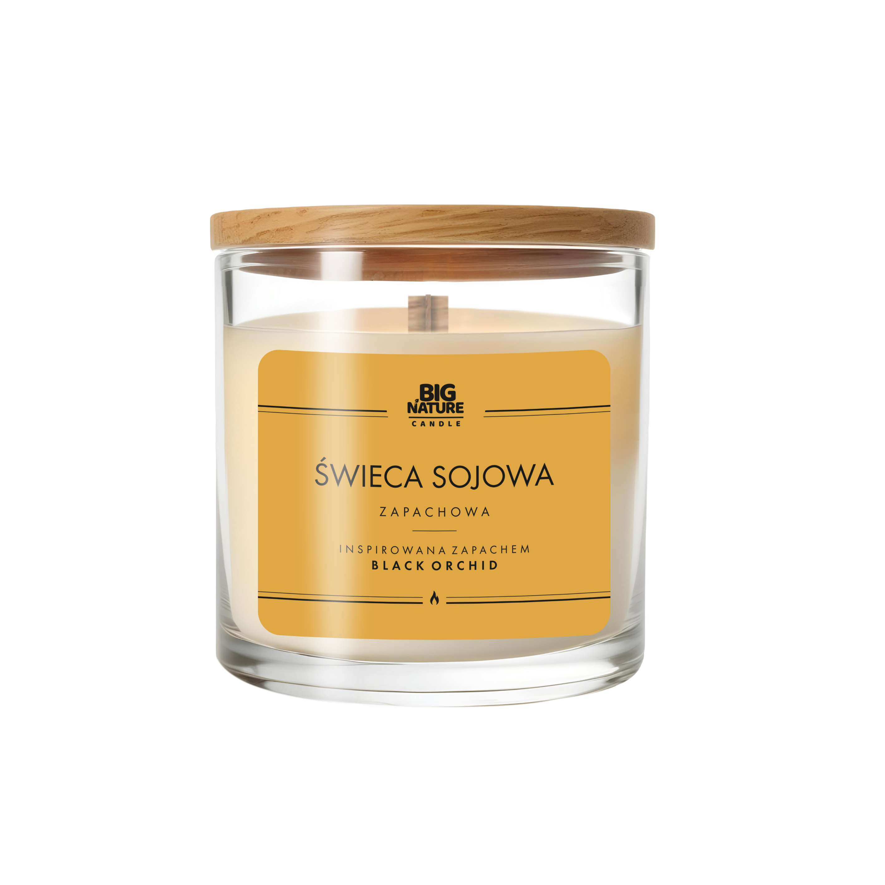 Świeca sojowa zap. insp. BLACK ORCHID 155g