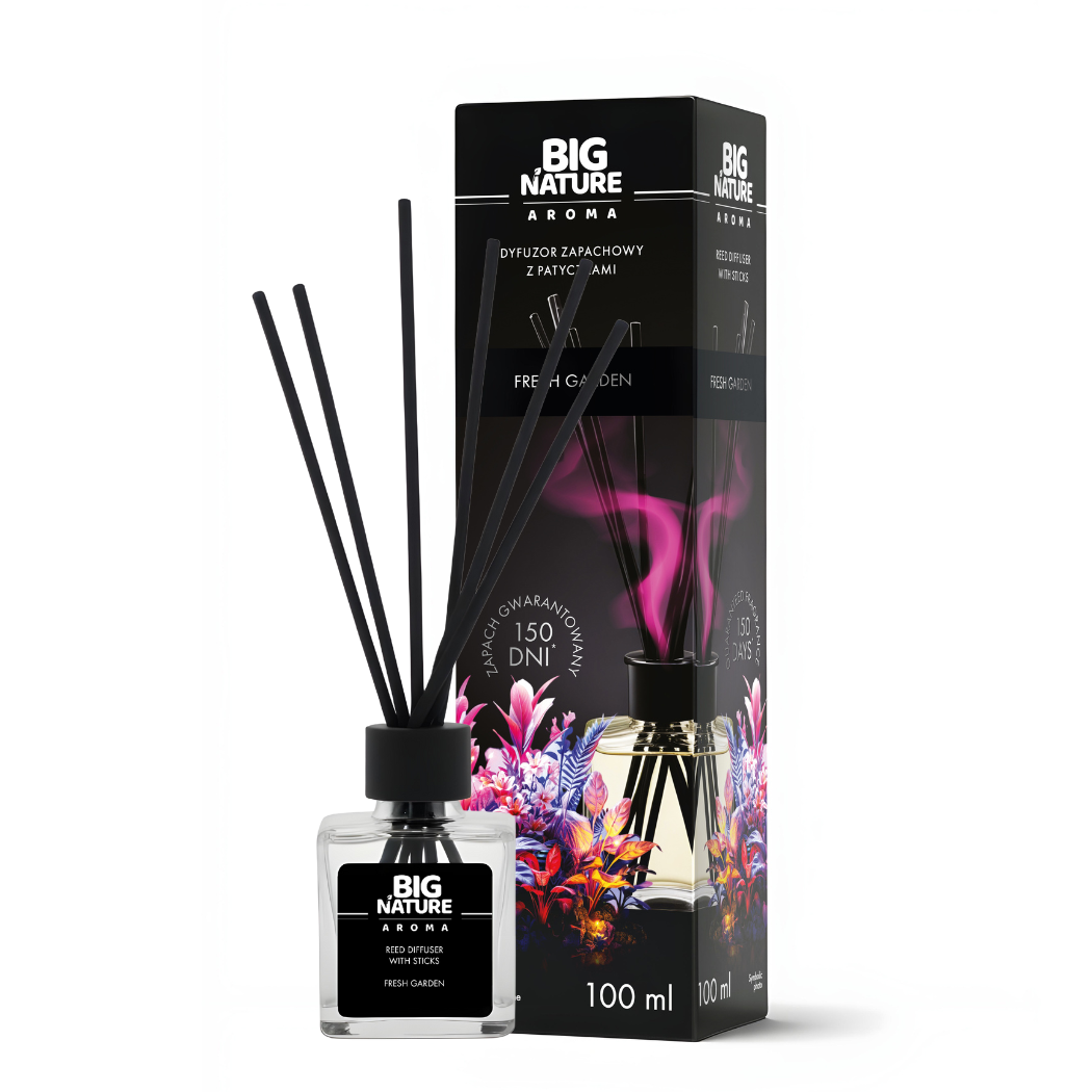 Dyfuzor Zapachowy z Patyczkami - FRESH GARDEN 200ml