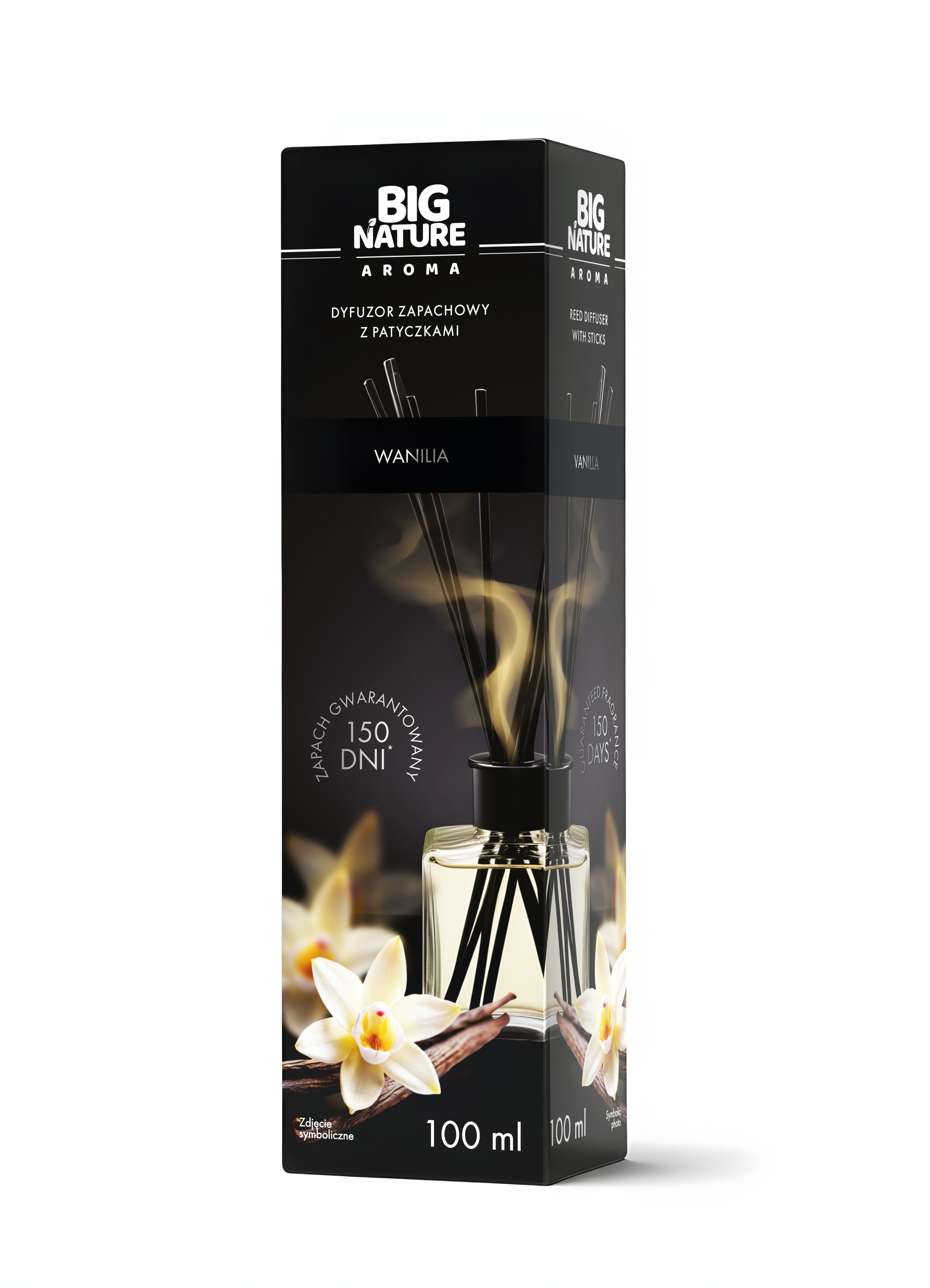 Dyfuzor zapachowy z patyczkami - WANILIA 100ml