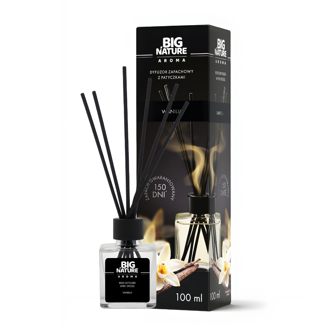 Dyfuzor zapachowy z patyczkami - WANILIA 100ml