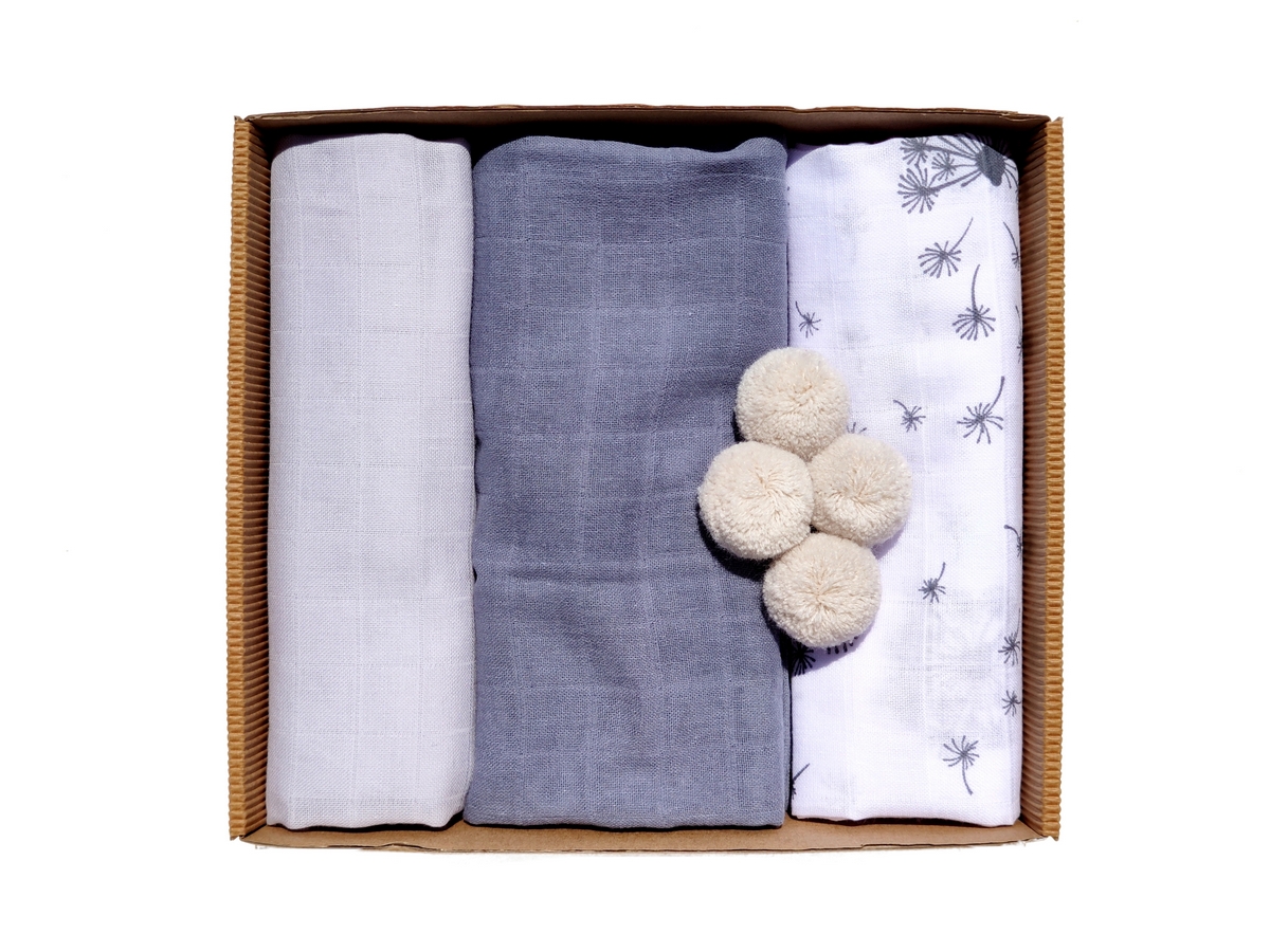 ECO MUŚLIN POMPONY 2560 ZESTAW NR 3