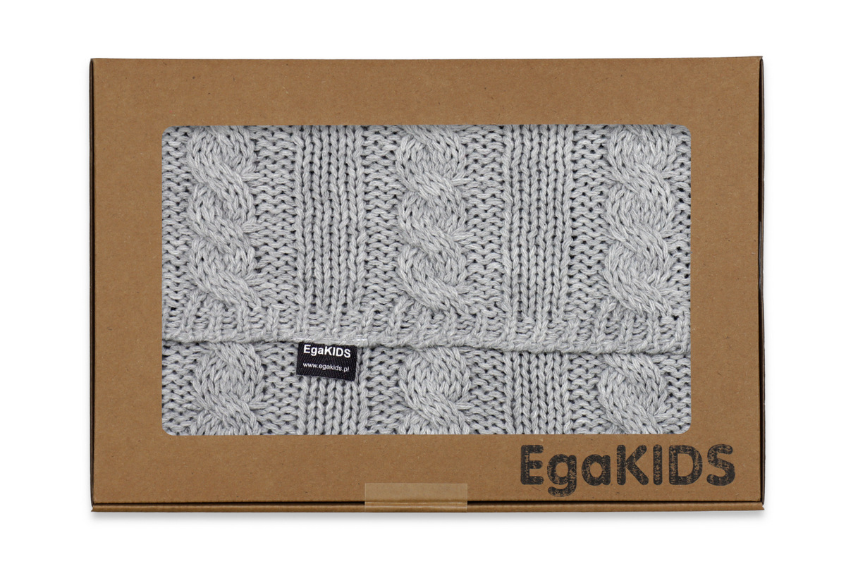 KOCYK DZIANINOWY WARKOCZ 105x80 7770 SZARY