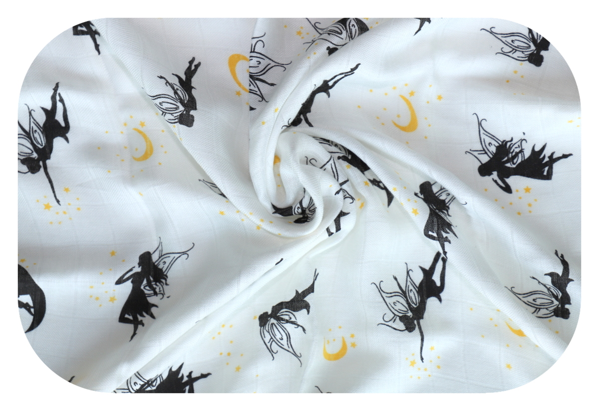 PIELUCHA BAMBUS DRUK DUET 6285 WRÓŻKA 60/60 120/120