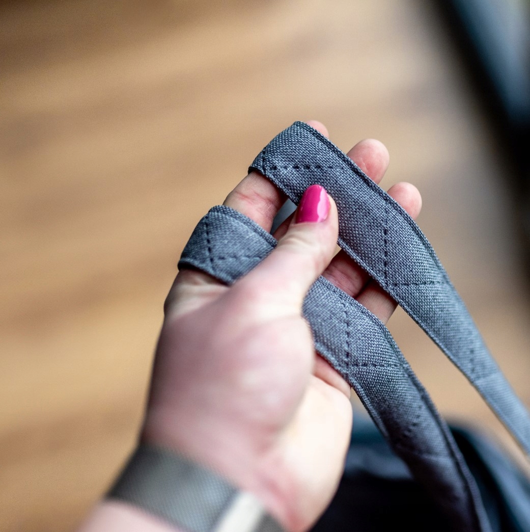 Pojemna torba do szpitala szara dla mamy wyprawka poród rozm. XL