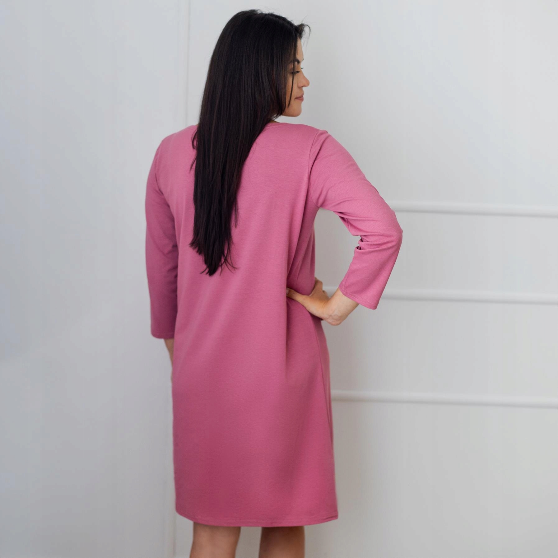 Koszula do szpitala do porodu KOLOR RÓŻOWY rozmiar L/XL