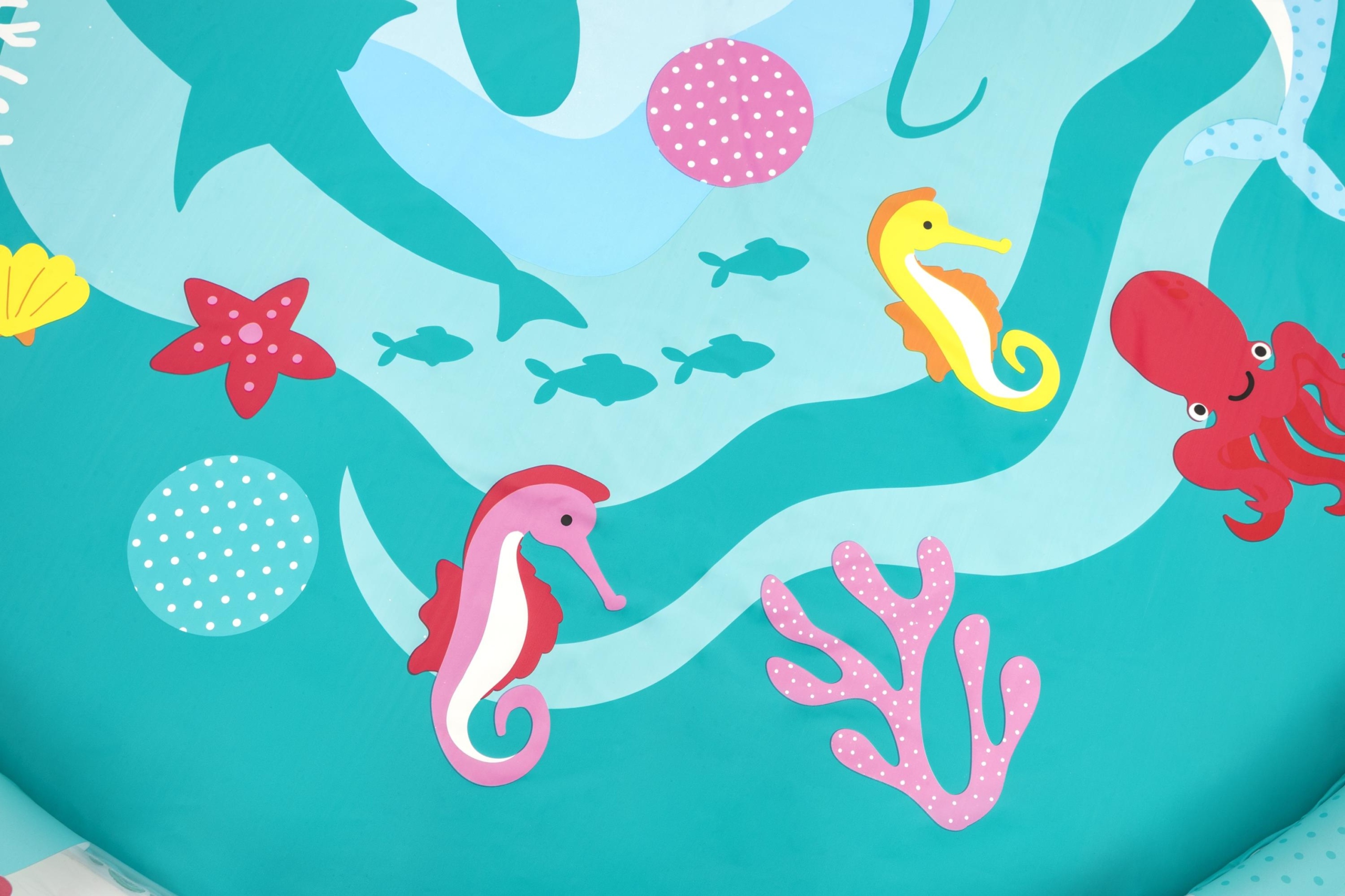 Dmuchany Brodzik Mata Z Fontanną Dla Dzieci 165 cm Bestway 52487