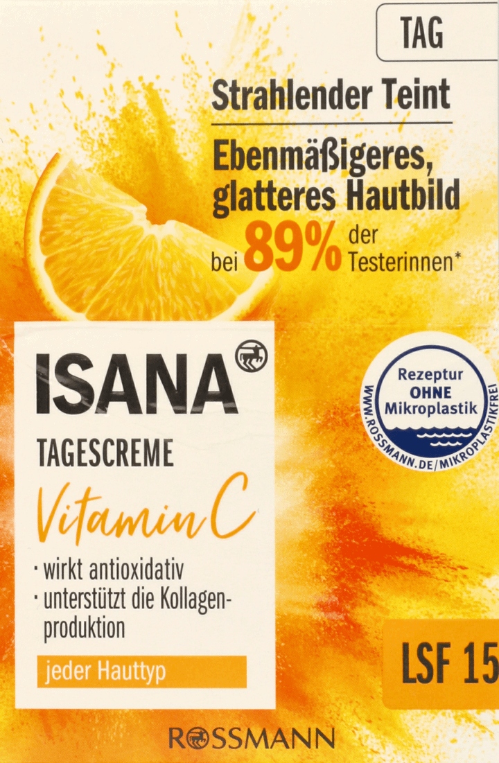 ISANA VITAMIN C KREM DO TWARZY SPF15 NA DZIEŃ 50ML