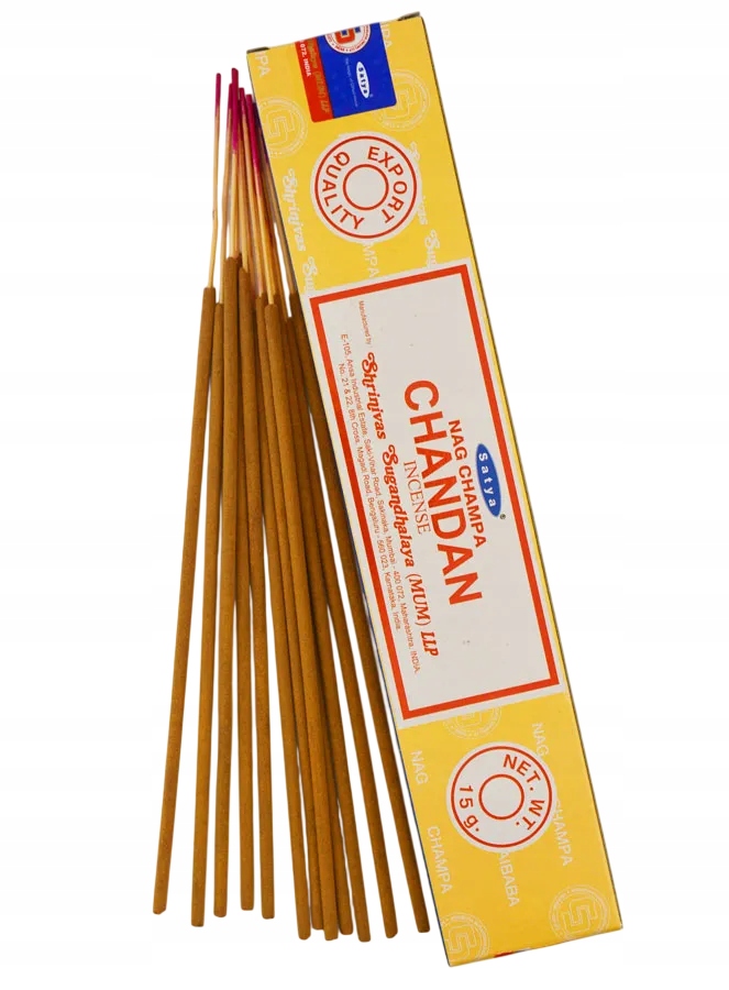 SATYA CHANDAN KADZIDEŁKA PYŁKOWE INCENSE CHANDAN 15 G