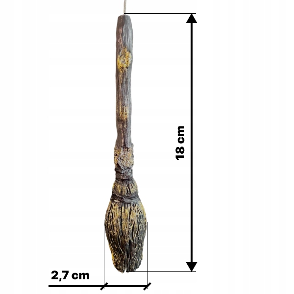 ŚWIECA Z WOSKU PSZCZELEGO MIOTŁA 1 SZT
