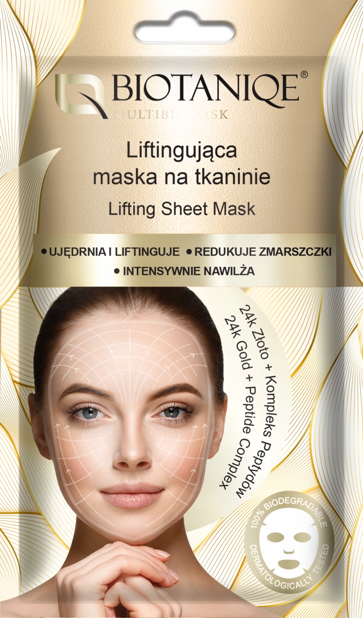 BIOTANIQE MULTIBIOMASK MASKA DO TWARZY NA TKANINIE LIFTINGUJĄCA 13 ML