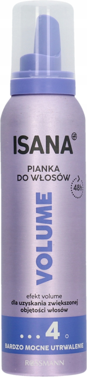 ISANA VOLUME PIANKA DO WŁOSÓW POZIOM UTRWALENIA 4 150 ML