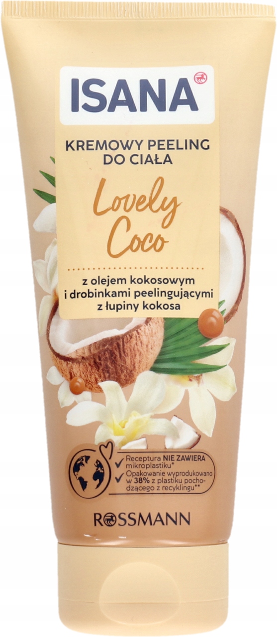 ISANA PEELING DO CIAŁA KREMOWY LOVELY COCO 200 ML
