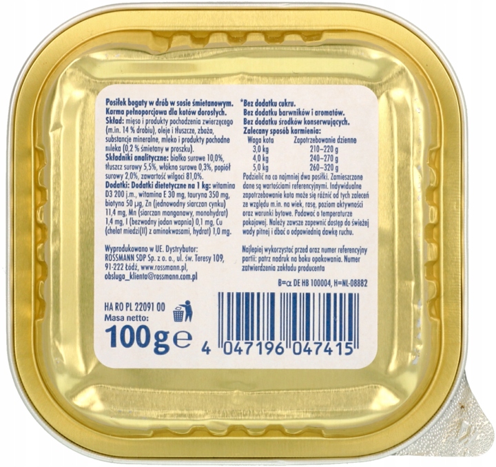 WINSTON MOKRA KARMA DLA KOTÓW Z INDYKIEM W SOSIE