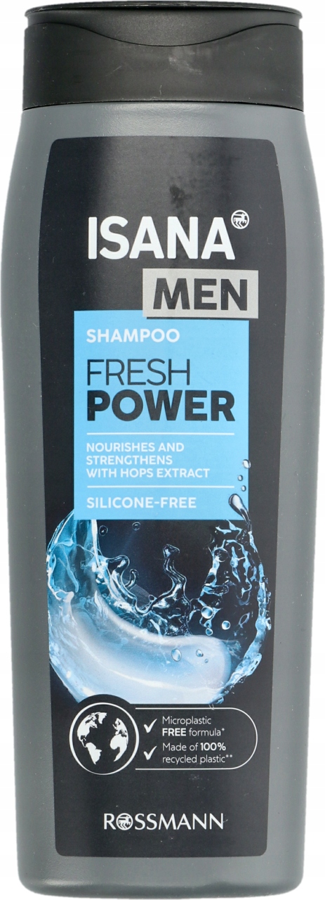 ISANA MEN EXTRA POWER SZAMPON DO WŁOSÓW NORMALNYCH