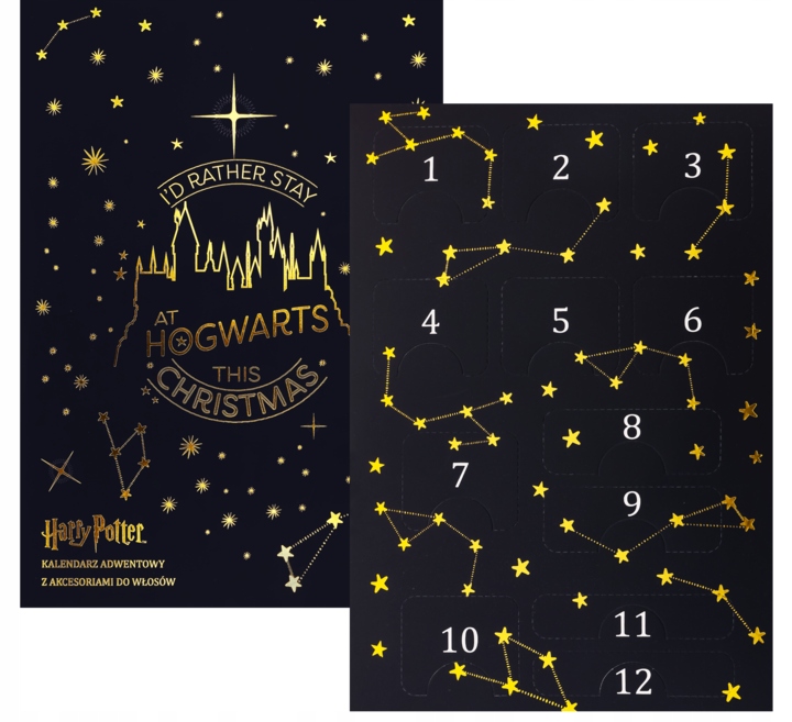 ELOY HARRY POTTER KALENDARZ ADWENTOWY Z AKCESORIAMI DO WŁOSÓW 12 ELEMENTÓW