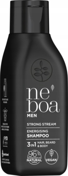 NEBOA MEN STRONG STREAM SZAMPON DO WŁOSÓW DLA MĘŻCZYZN ENERGETYZUJĄCY 3W1