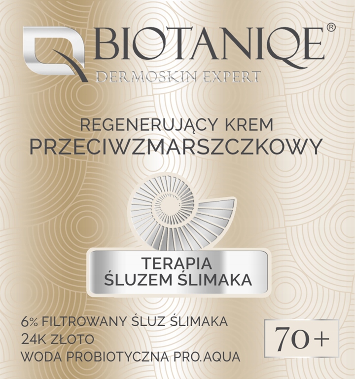 BIOTANIQE TERAPIA ŚLUZEM ŚLIMAKA KREM DO TWARZY 70+ DZIEŃ I NOC 50 ML