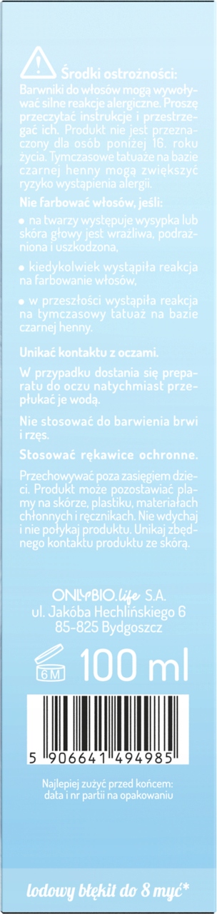 HAIR IN BALANCE BY ONLYBIO TONER DO WŁOSÓW ICE CANDY 100 ML