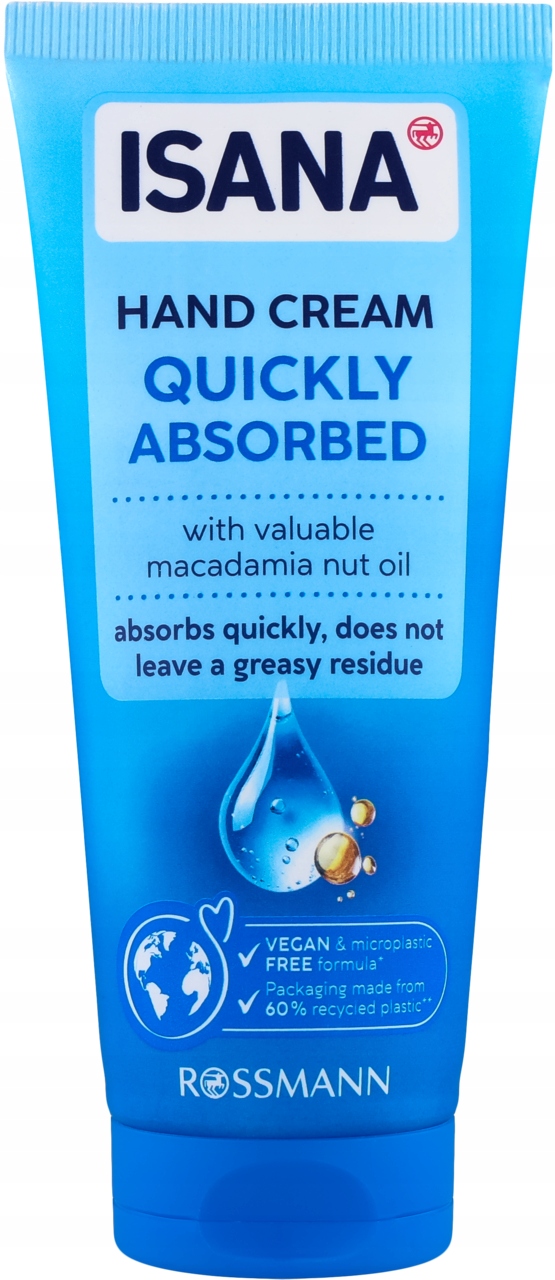 ISANA KREM DO RĄK SZYBKO WCHŁANIAJĄCY SIĘ 100 ML
