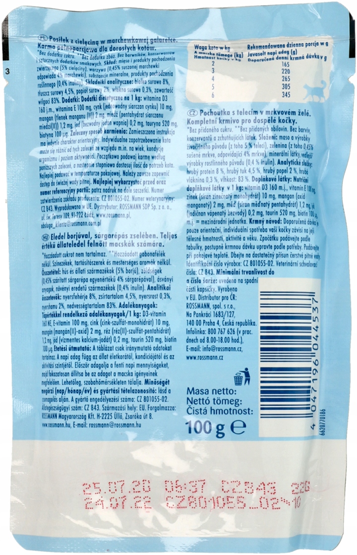 WINSTON KARMA DLA KOTÓW Z CIELĘCINĄ W GALARETCE