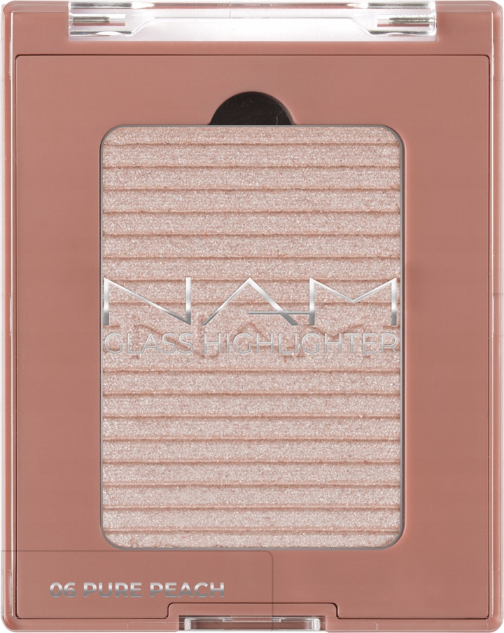 NAM GLASS HIGHLIGHTER ROZŚWIETLACZ DO TWARZY NR 06 PURE PEACH 6 G