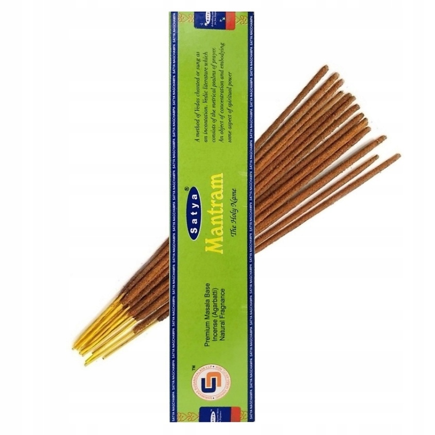 SATYA MANTRA KADZIDEŁKA PYŁKOWE INCENSE MANTRAM 15 G