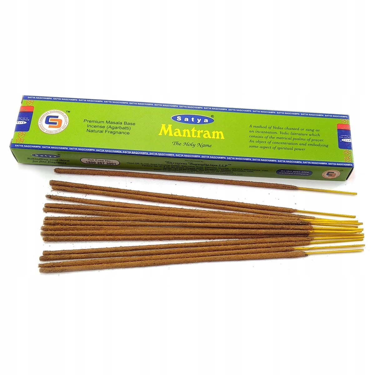 SATYA MANTRA KADZIDEŁKA PYŁKOWE INCENSE MANTRAM 15 G