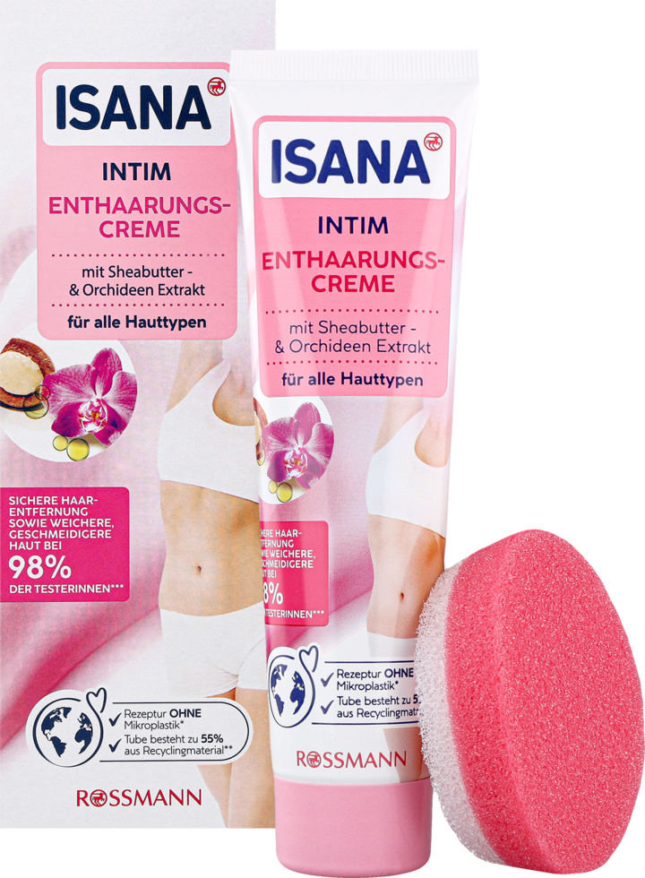 ISANA KREM DO DEPILACJI MIEJSC INTYMNYCH 100 ML