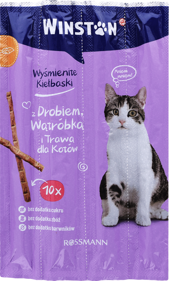 WINSTON KARMA DLA KOTÓW Z DROBIEM I WĄTRÓBKĄ 10SZT