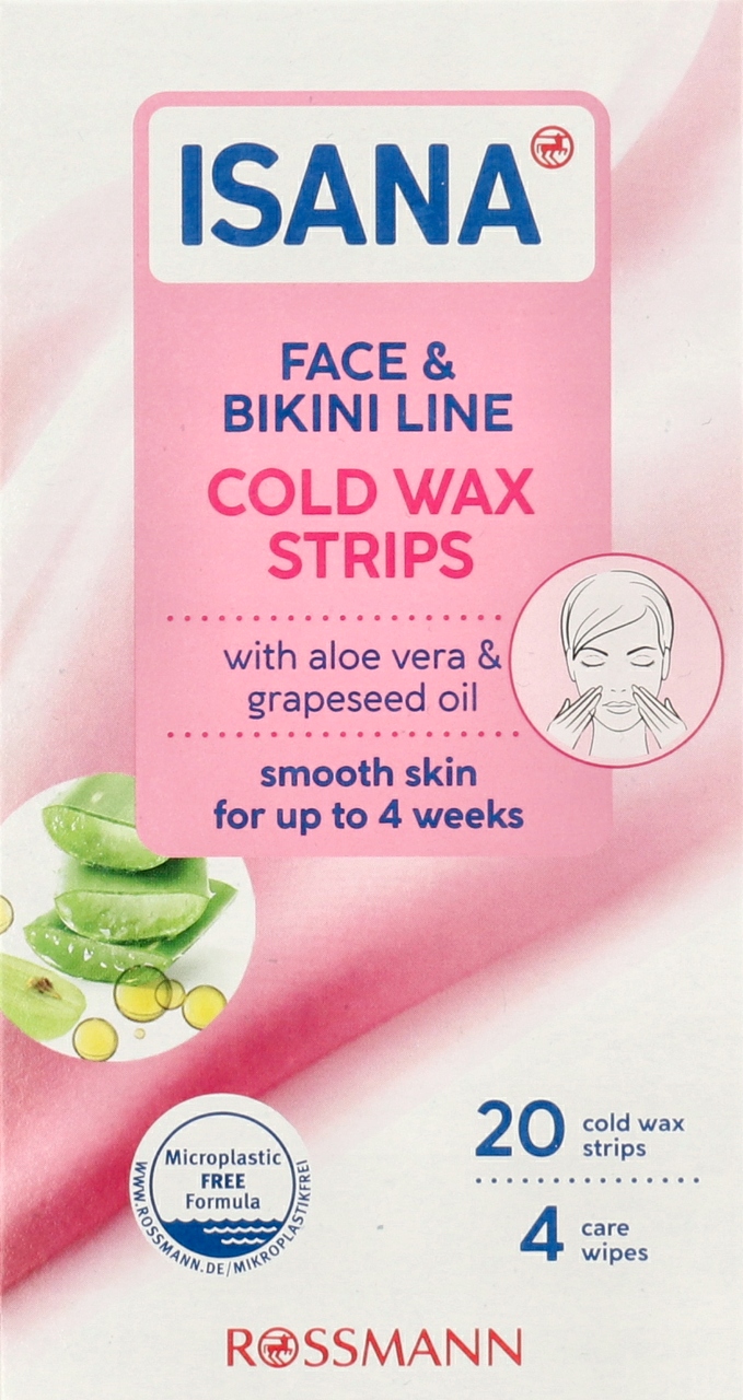 ISANA PLASTRY Z WOSKIEM DO DEPILACJI TWARZY