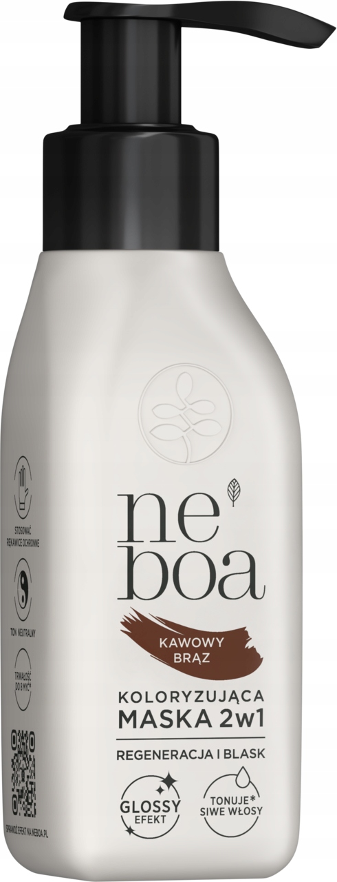 NEBOA MASKA KOLORYZUJĄCA 2W1 KAWOWY BRĄZ 100 ML