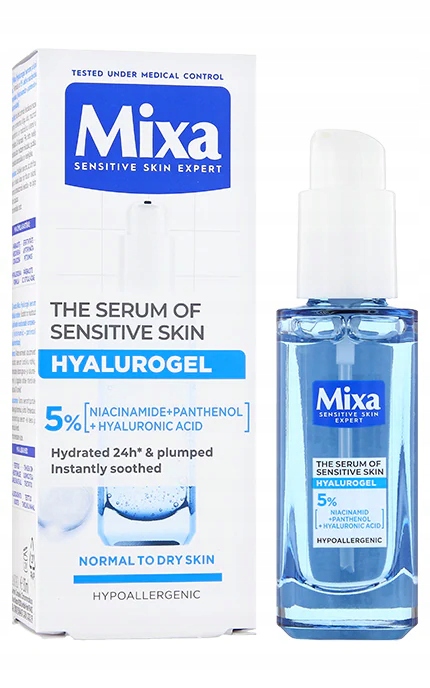 MIXA HYALUROGEL SERUM DO TWARZY DLA SKÓRY WRAŻLIWEJ 30 ML