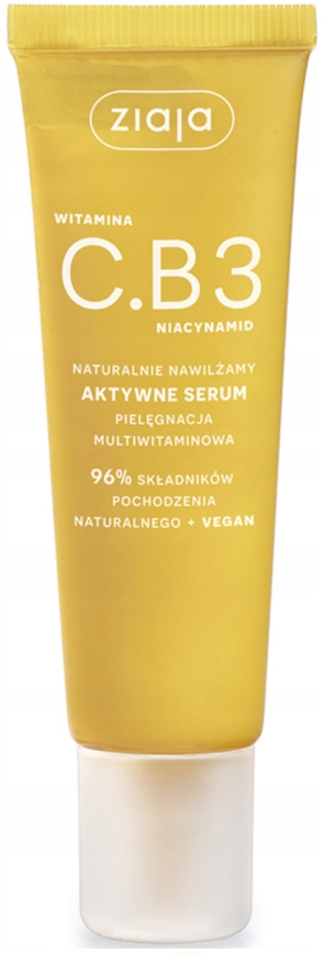 ZIAJA NATURALNIE NAWILŻAMY AKTYWNE SERUM DO TWARZY WITAMINA C.B3 30 ML