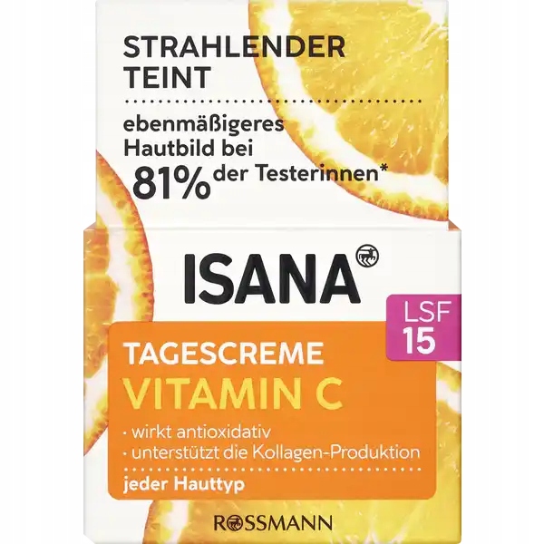 ISANA VITAMIN C KREM DO TWARZY SPF15 NA DZIEŃ 50ML