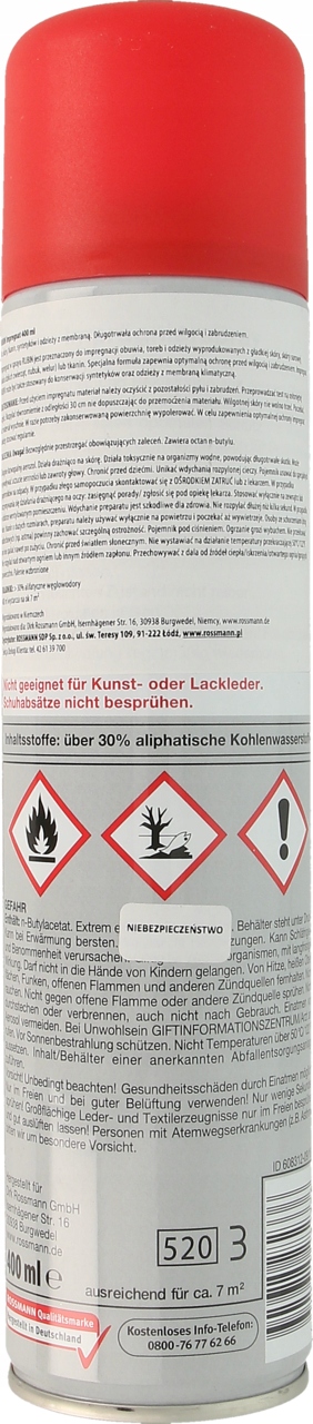 RUBIN IMPREGNAT SPRAY DO MEMBRAN SKÓRY SYNTETYKÓW