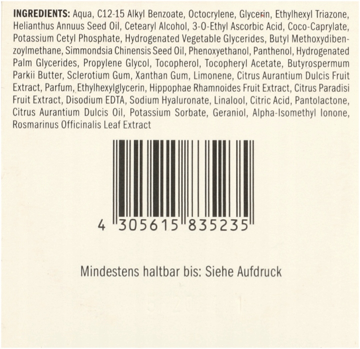 ISANA VITAMIN C KREM DO TWARZY SPF15 NA DZIEŃ 50ML