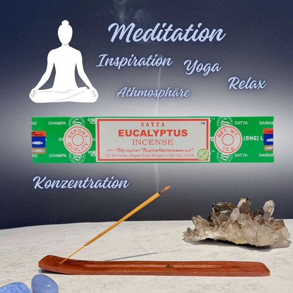 SATYA EUKALIPTUS KADZIDEŁKA PYŁKOWE INCENSE EUCALYPTUS 15 G