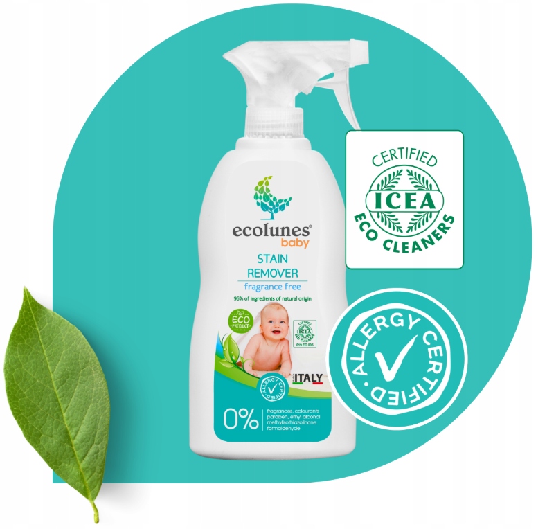ECOLUNES HIPOALERGICZNY ODPLAMIACZ DO UBRANEK BEZZAPACHOWY 300 ML