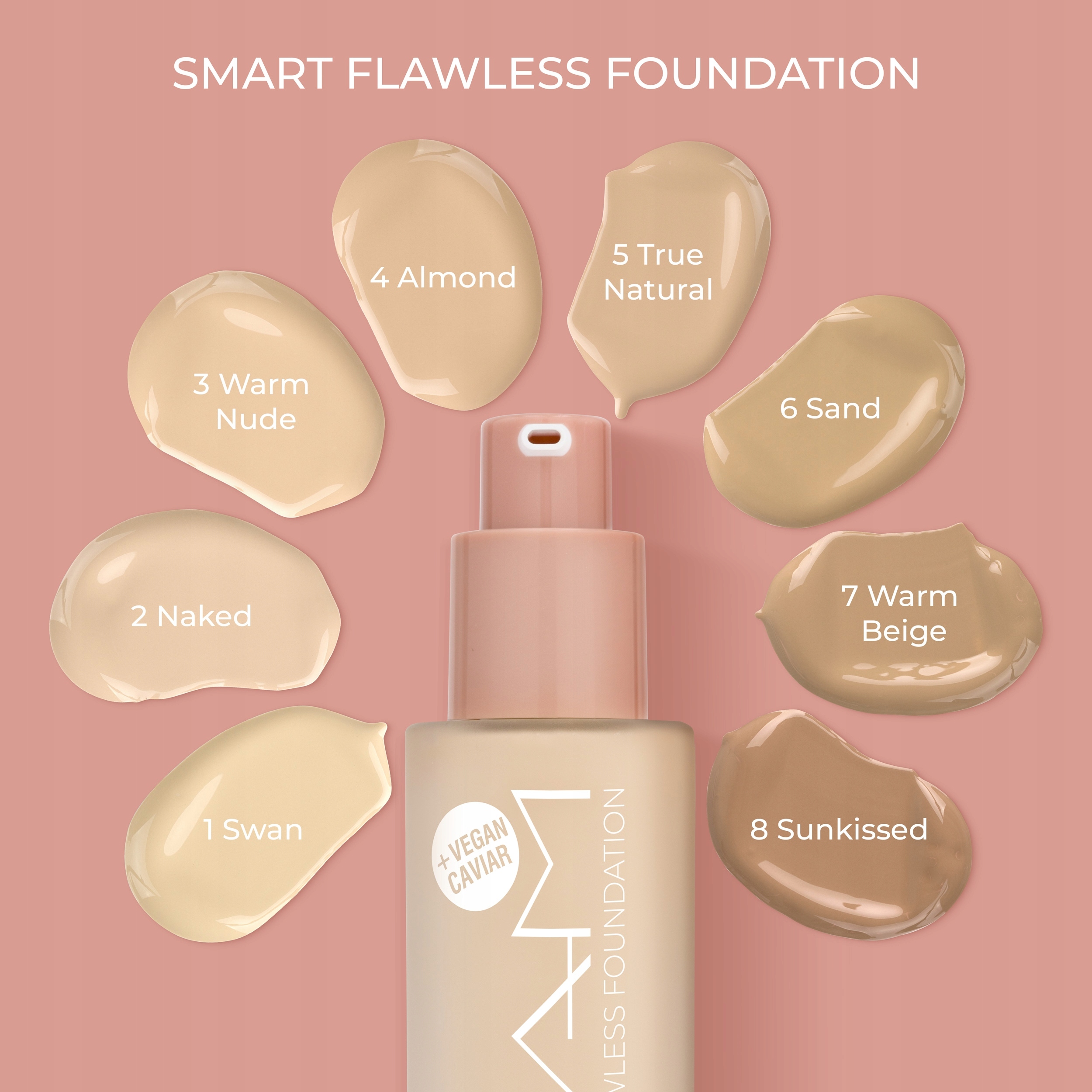 NAM SMART FLAWLESS INTELIGENTNY PODKŁAD DO TWARZY 01N SWAN 30 ML